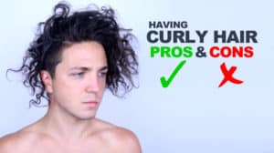 men with curly hair