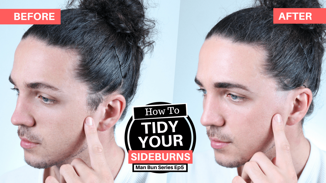 Trimming sideburns video - Man Bun Series