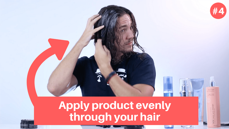 How to tame curly hair for men